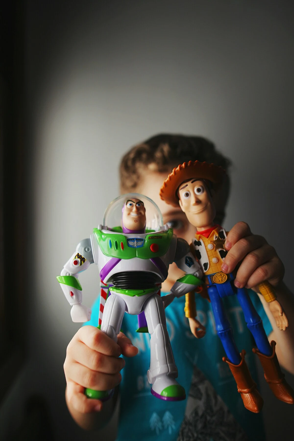 Kids playing with toys